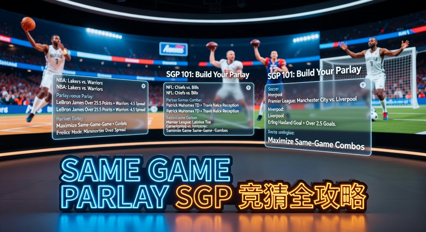 超级过关 same game parlay SGP 实战投注技巧