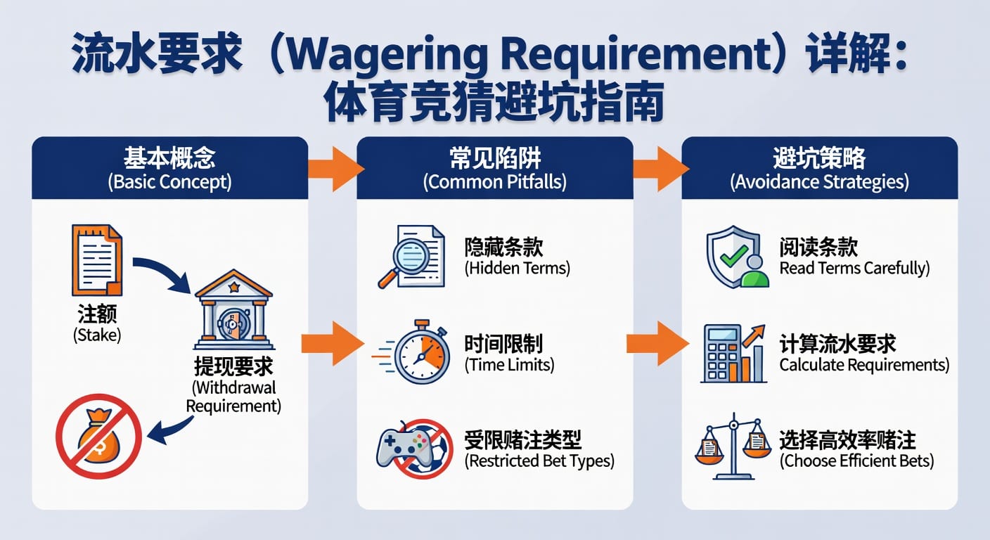 流水要求 sports wagering requirement 结算指南