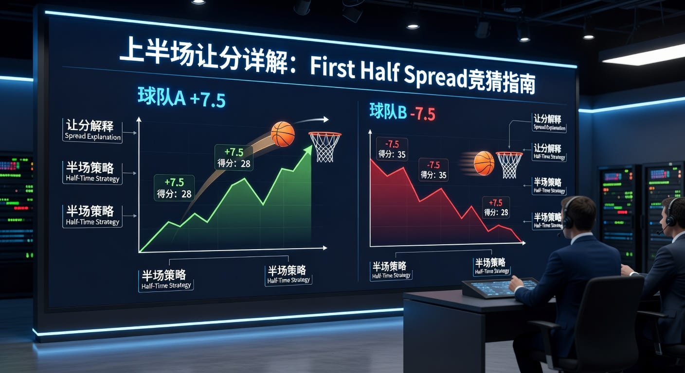 上半场让分 first half spread 解析｜雷速体育官网