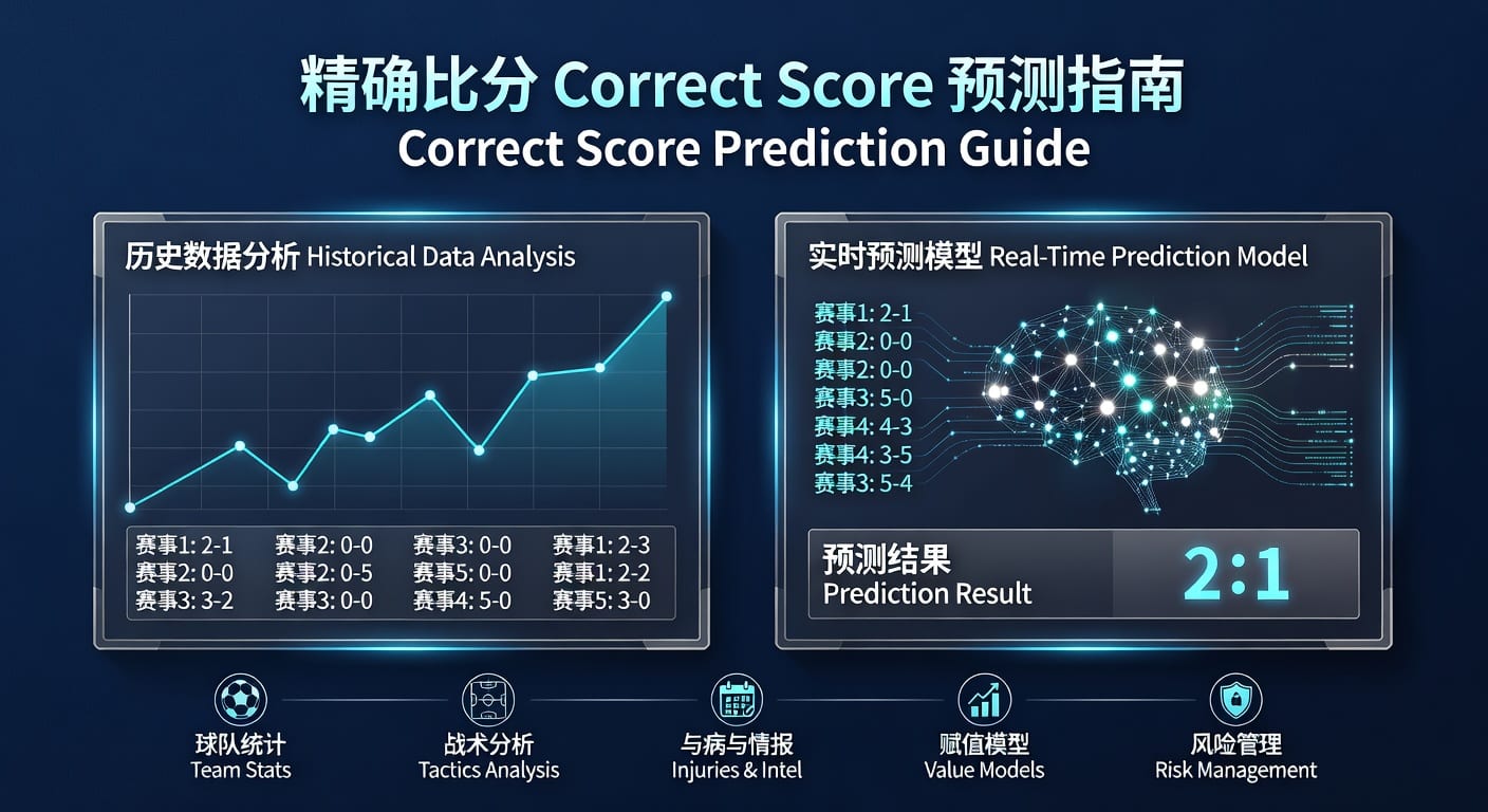 精确比分 correct score｜雷速体育官网实战判断指南